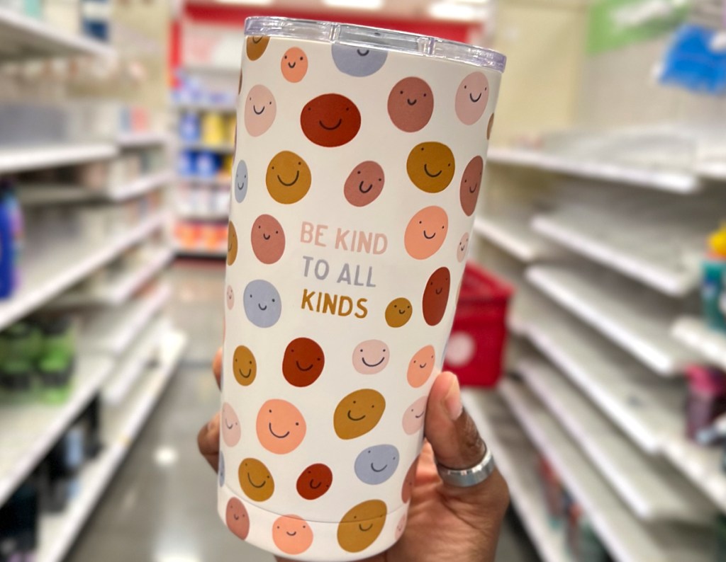 OCS Designs 17oz Stainless Steel Water Tumbler Be Kind to All Kinds