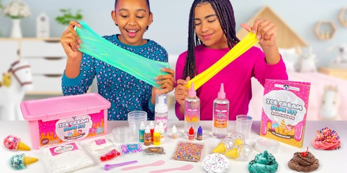 Ice Cream Slime Making Kit Only $21.95 on Amazon (Reg. $35) | Includes Sprinkles, Foam Soap, Tools & More