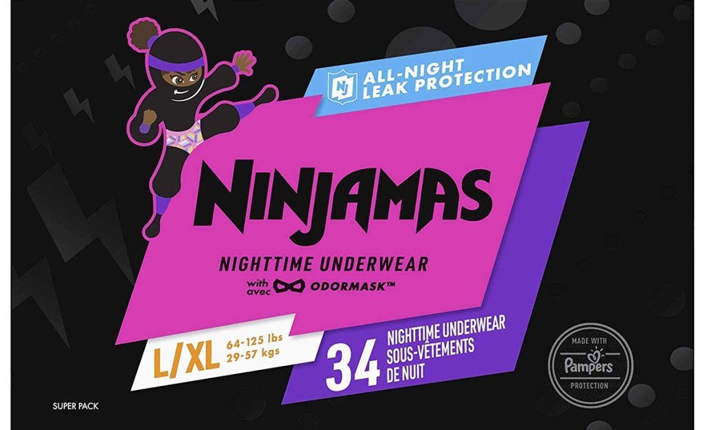 pack of Pampers Ninjamas