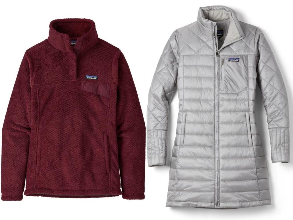 patagonia women's pullover and parka