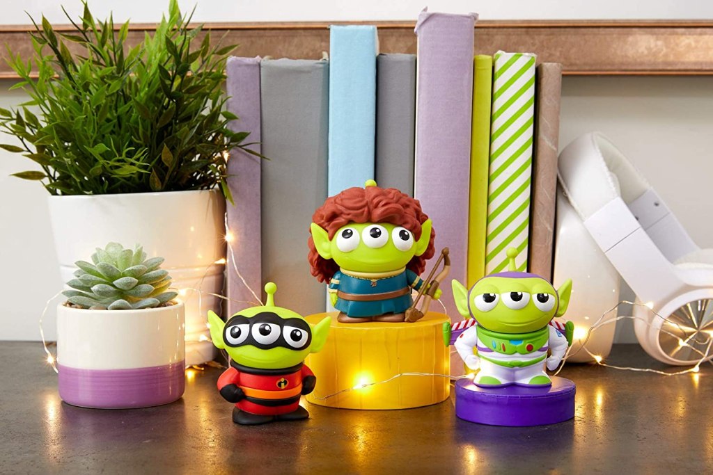 Pixar Alien Remix Character Figures 3-pack 3-inches, Mr. Incredible from The Incredibles, Buzz Lightyear from Toy Story and Merida from Brave