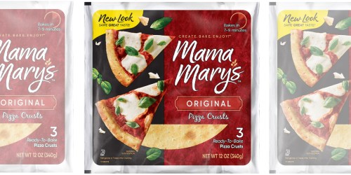 Mama Mary’s Ready-To-Bake Pizza Crust 3-Pack Only $2.41 Shipped on Amazon | Cheap Subscribe & Save Filler Item