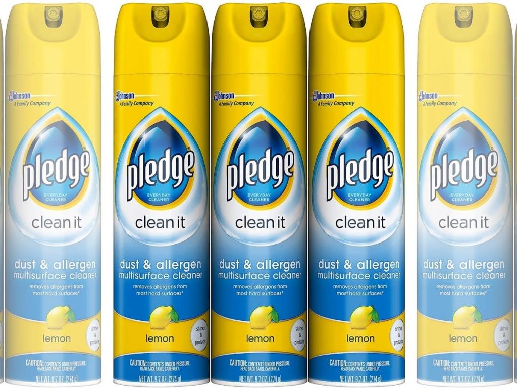 Pledge Clean It Dust & Allergen Multisurface Cleaner Spray 3-Pack