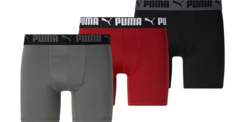 Puma Men’s Boxer Briefs 3-Pack Just $12.99 Shipped (Regularly $30)