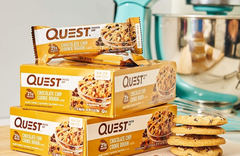 Quest Chocolate Chip Cookie Dough bars