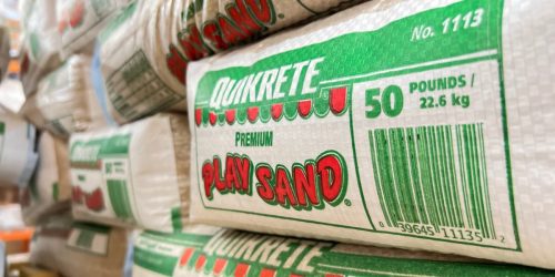 Quickrete 50-Pound Play Sand Bags Only $3.33 at The Home Depot or Lowe’s | Perfect for Sandboxes