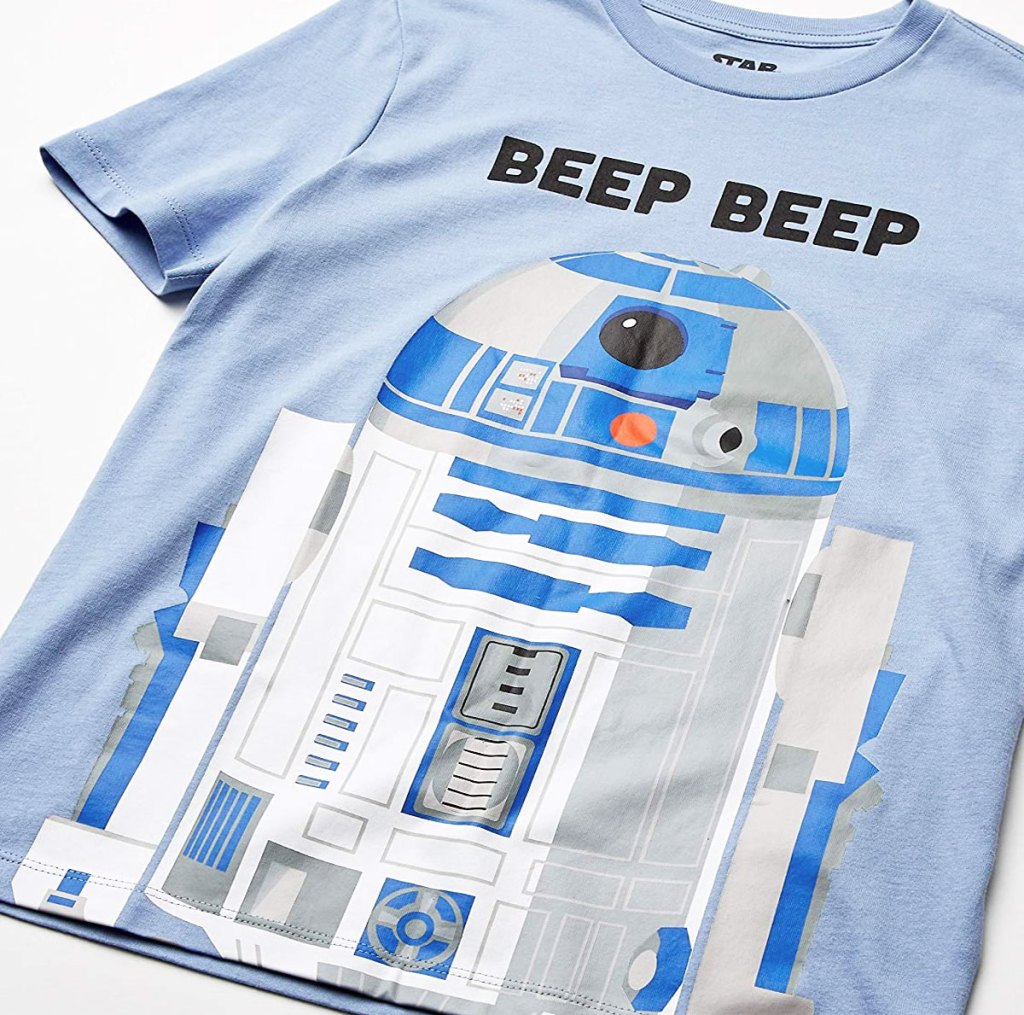 blue re-d2 graphic tee