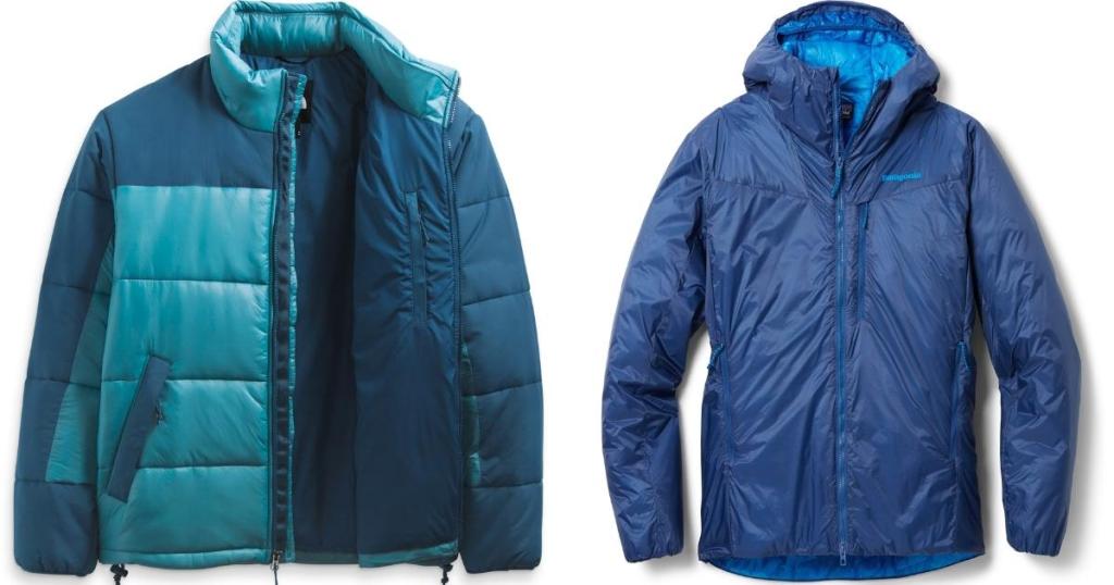 the north face and patagonia men's jackets