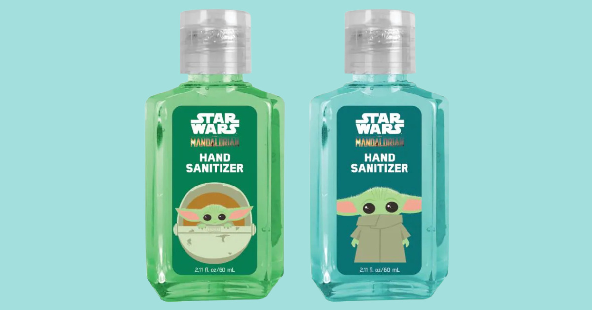 two bottles of hand sanitizer