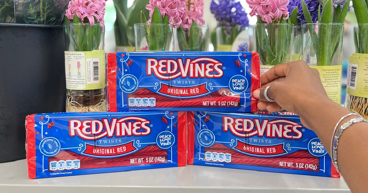 Red Vines Candy on Shelf at Store