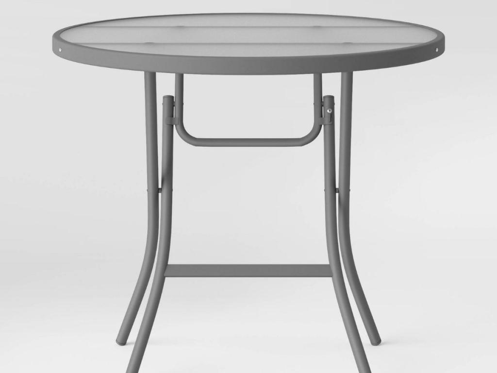 Room Essentials 32" Patio Bistro Table in Clear