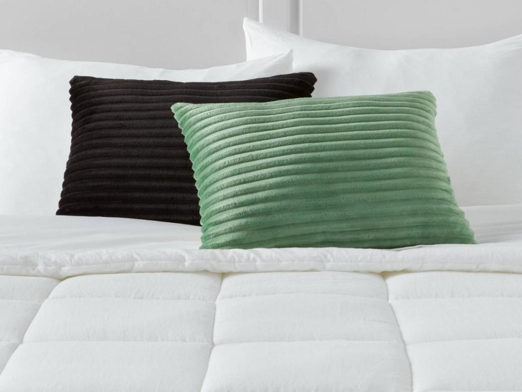 Room Essentials Oblong Cut Plush Decorative Throw Pillow