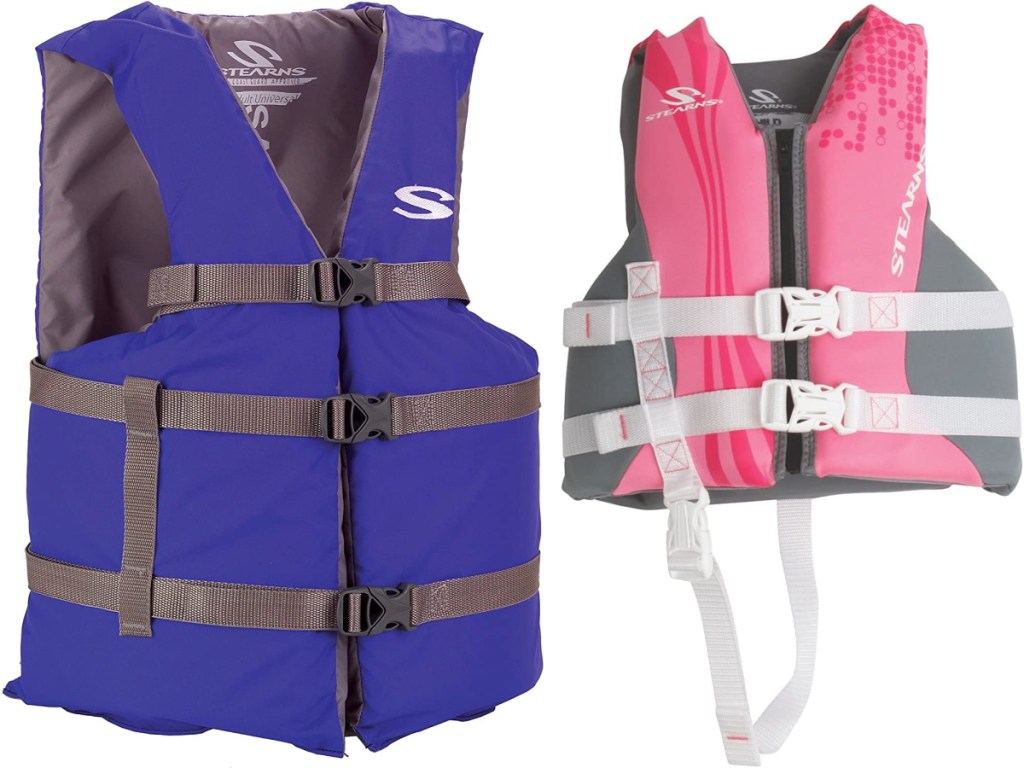 adult life vest and kids life vest
