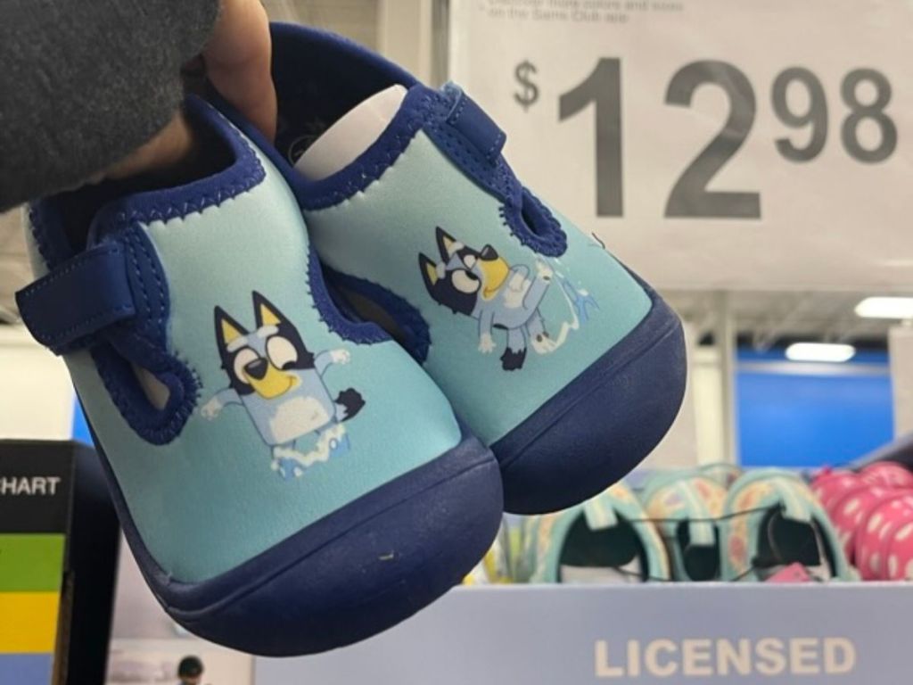 Sam's Club Character Kids' Water Shoes Bluey