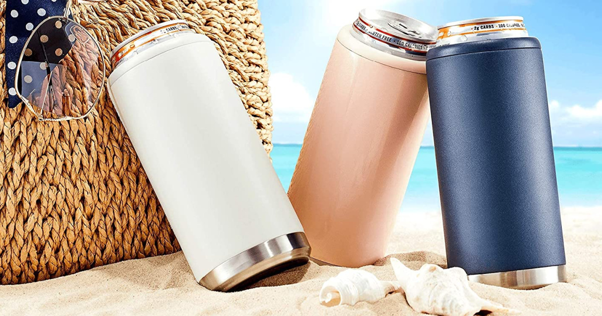 HighlyRated Skinny Can Coolers from 6.89 on Amazon (Reg. 13+) Lots of Cute Designs Hip2Save