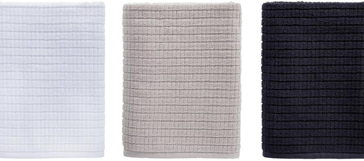 Sonoma Goods for Life Grid Textured Bath Towel