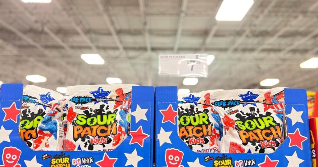 Sour Patch Kids Red, White, and Blue Soft and Chewy Candy 3.5lb Bag