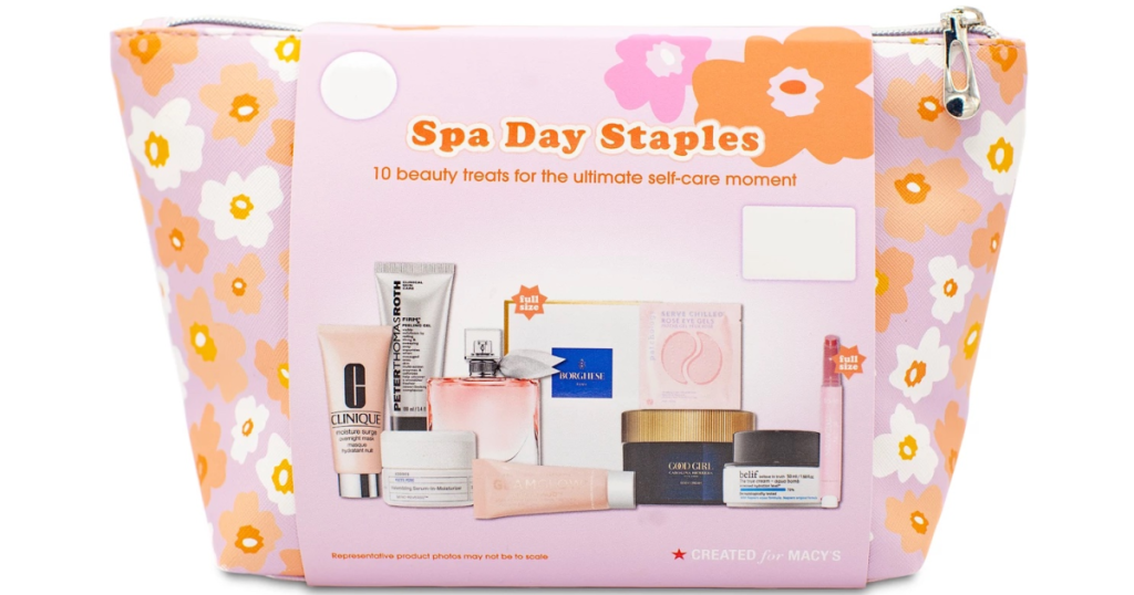 Spa Day Staples Beauty Gift Set Stock Image