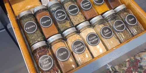 Spice Rack Organizer w/ 28 Jars & Labels Just $27.98 on Amazon (Regularly $50)