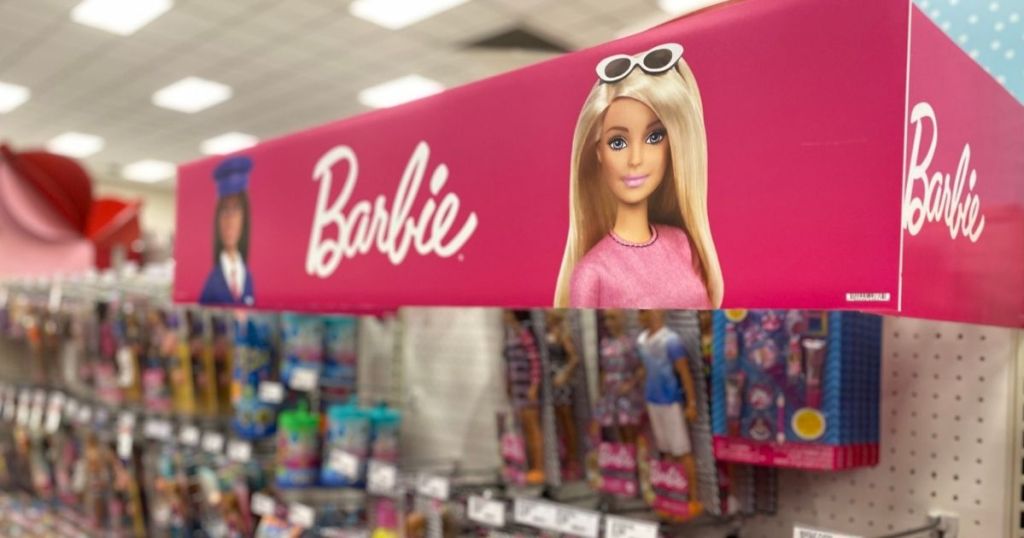 Target Barbie sign