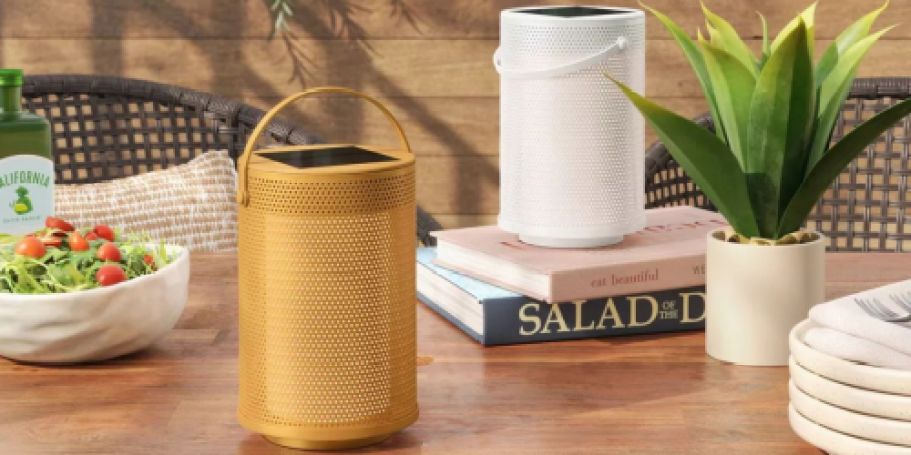 Solar & Rechargeable LED Outdoor Lanterns Only $10.50 on Target.com