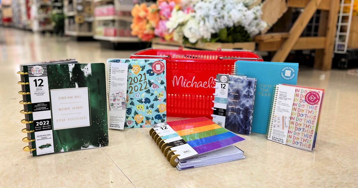 The Happy Planners on sale at Michaels