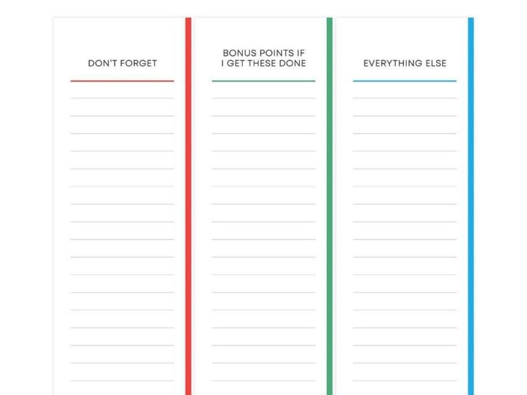 The Home Edit Sticky Notepad Checklist 3-Pack