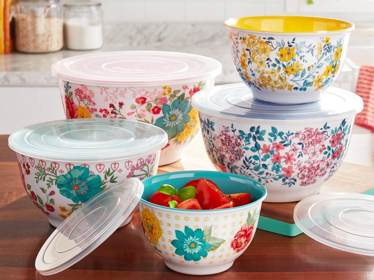 The Pioneer Woman Harvest Bakeware Set 10piecekitchen Tools Measuring Bowls for sale online 