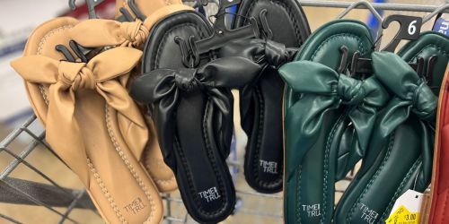 Time and Tru Women’s Shoes & Sandals from $3 at Walmart (Regularly $15)