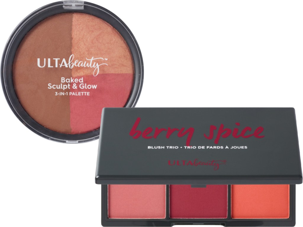 ULTA Beauty Collection Baked Sculpt & Glow 3-in-1 Palette and ULTA Beauty Collection Blush Trio
