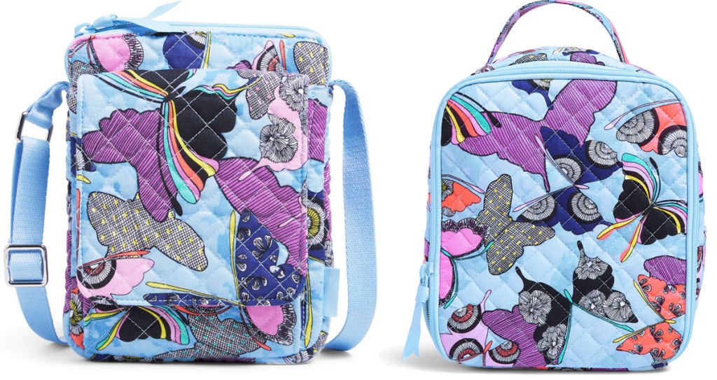 butterfly print hipster and lunchbox