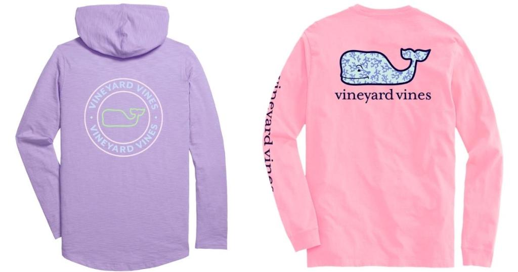 vineyard vines women's hoodie and long-sleeve tee
