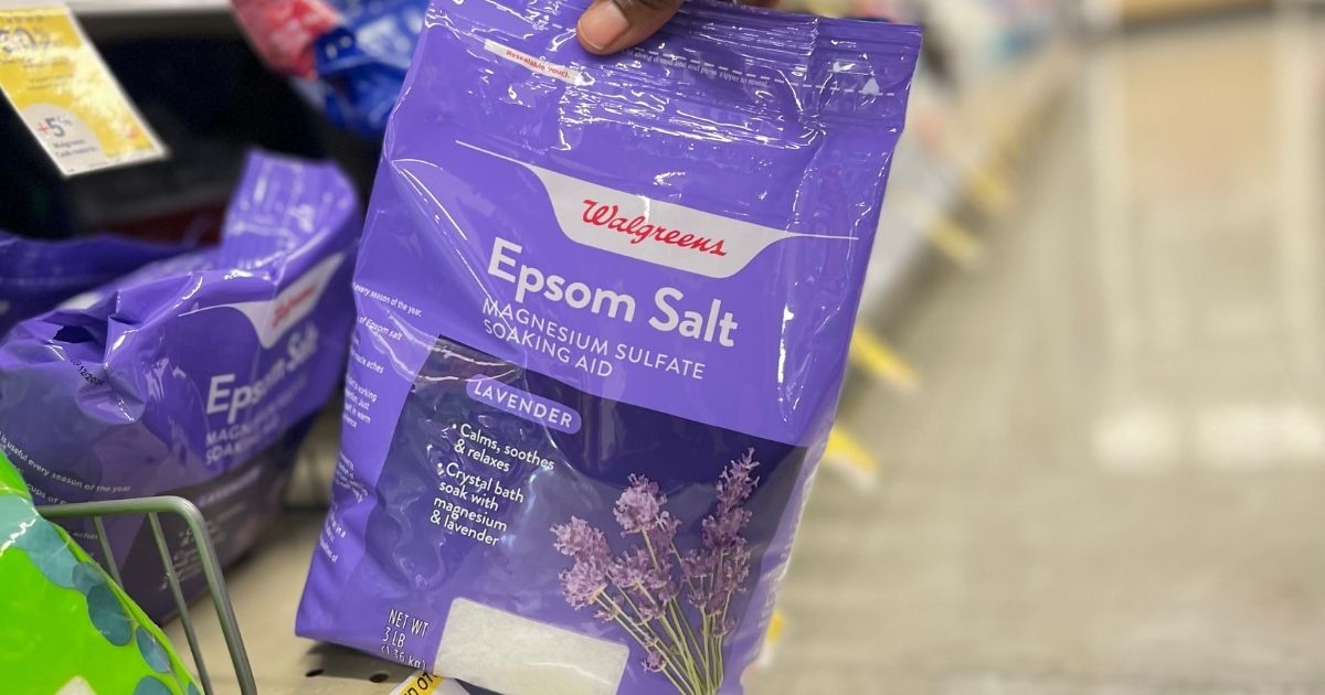 Walgreens Espom Salt 3lb Bag Only 49¢ + Save on First Aid Items, Vitamins & More