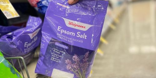 Walgreens Espom Salt 3lb Bag Only 49¢ + Save on First Aid Items, Vitamins & More