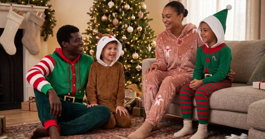 Walmart’s Holiday Union Suits for the Family Start at Only $15.98