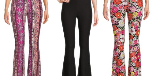 Juniors Flare Pants 2-Pack Only $13 on Walmart.com | Available in Multiple Colors & Styles