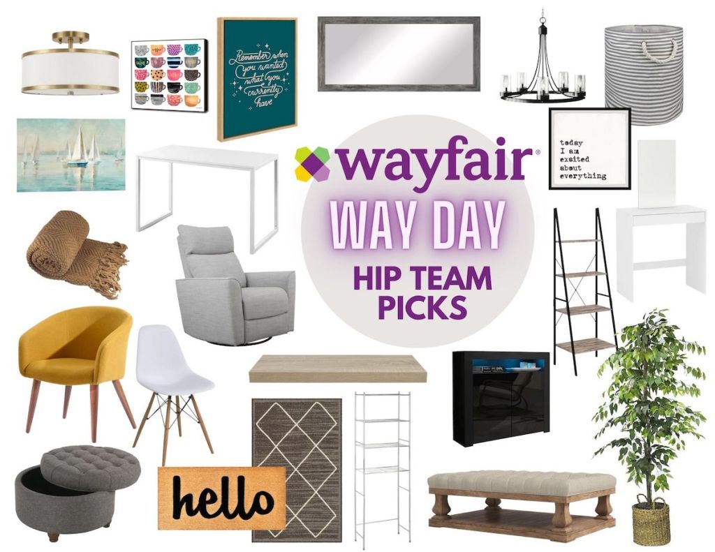 wayfair furniture sale collage with hip team picks 