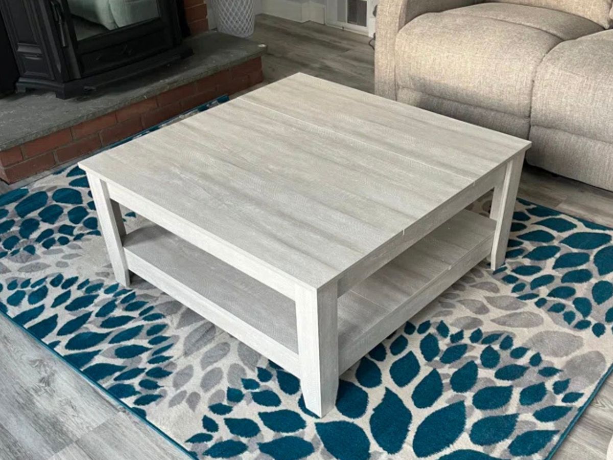 Farmhouse Coffee Table Just $88.99 Shipped (Regularly $345) | Great for Game Nights