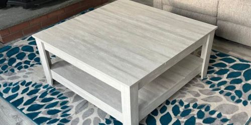 Farmhouse Coffee Table Just $88.99 Shipped (Regularly $345) | Great for Game Nights