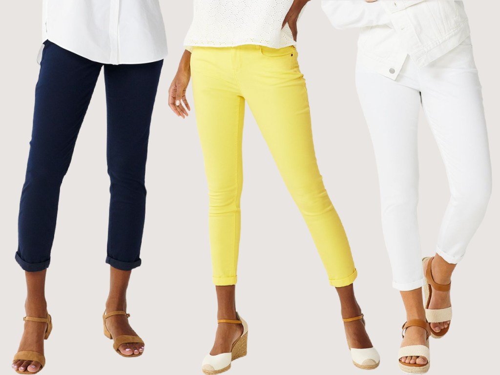 Women's Roll Cuff Skinny Jeans 