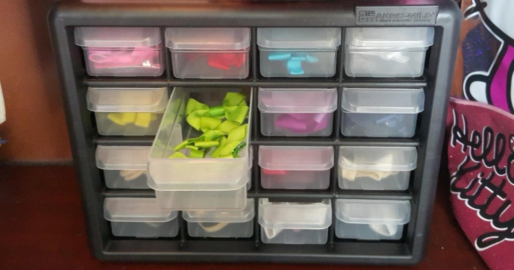 plastic drawer storage unit
