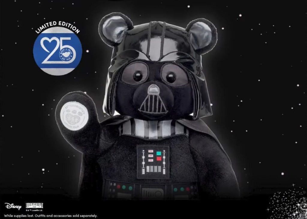 Darth Vader stuffed Build-a-Bear