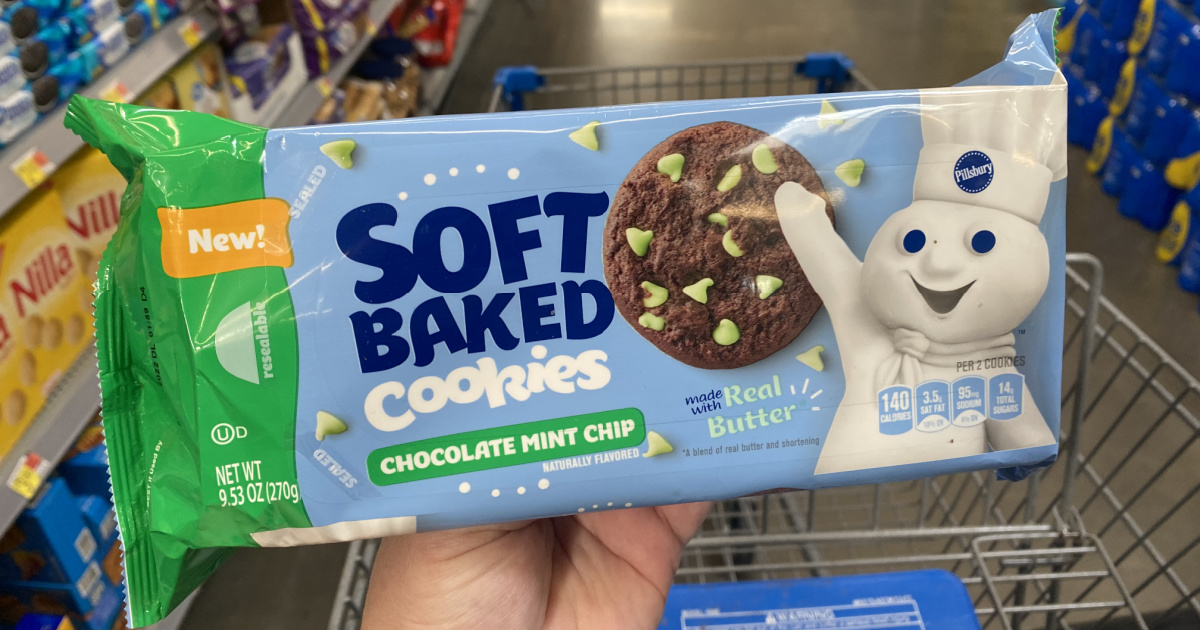 Pillsburys Newest Soft Baked Chocolate Mint Chip Cookies Are Now Available