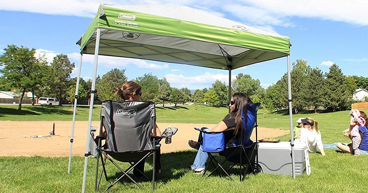 Coleman 7 outlet x 5 canopy