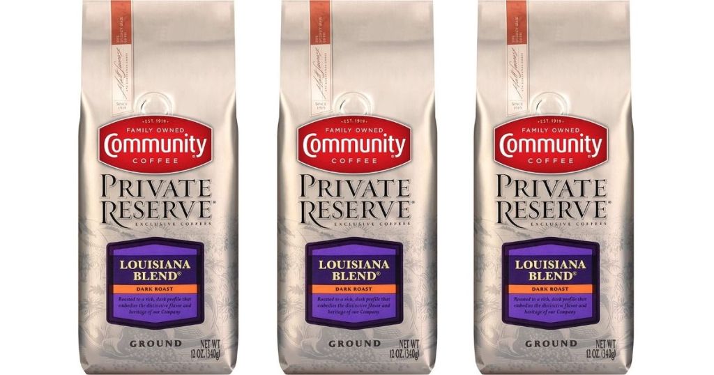 Community Coffee Private Reserve Louisiana Blend 12oz Bag 3-Pack