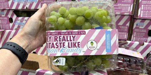 Cotton Candy Grapes Are Back at Costco & Sam’s Club (Score a HUGE 3-Pound Package for Under $10)