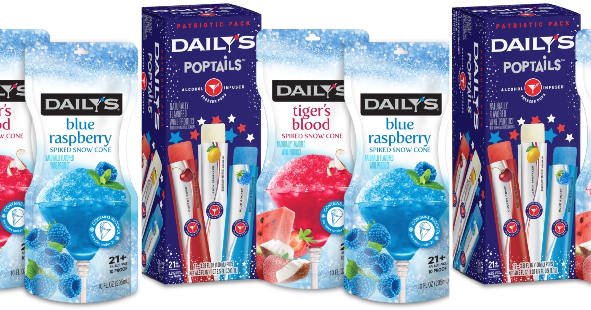 Daily's Launches Patriotic Poptails & Spiked Snow Cones for Summer
