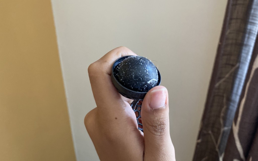 dirty cleaning ball