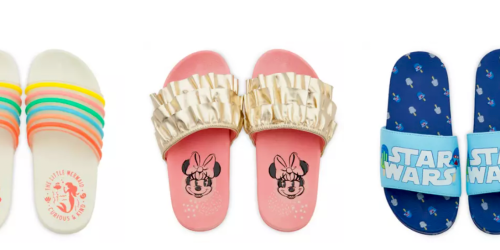 Wow! Get THREE Pairs of Disney Kids Slides for ONLY $40.78 (Just $13.59 Per Pair!)