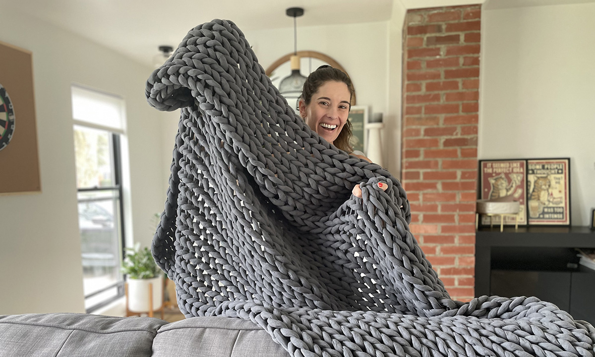 This Gorgeous Weighted Blanket Will Cost Ya But It s Totally